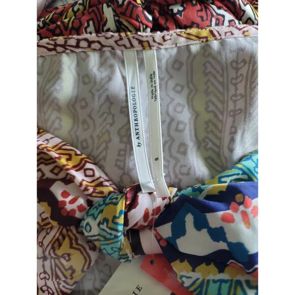 Anthropologie Two-Piece Twist Top and Wrap Skirt Set - New - Small - Picture 6 of 7